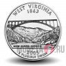 Quarter США 2005 год - Западная Виргиния - D