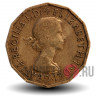 3 pence 1961 года - Elizabeth II - Великобритания