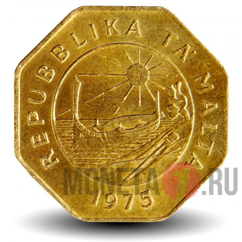 25 центов 1975 года - Мальта