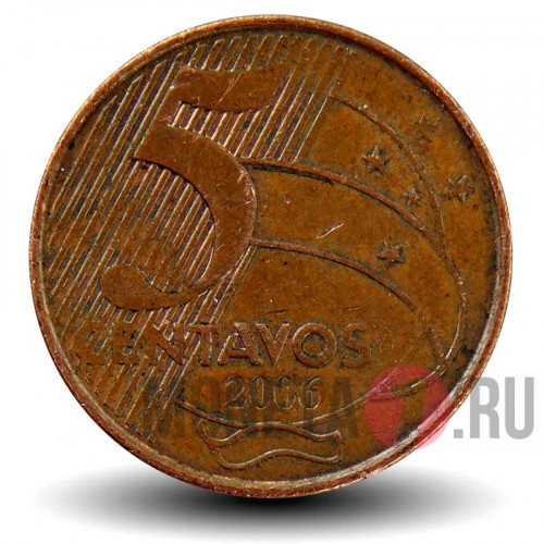 5 сентаво 2006 года - Бразилия - Тирадентис