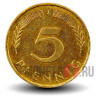5 пфеннигов 1993 года - ФРГ - Дуб - J