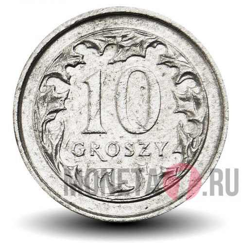 10 грошей 2008 года - Польша