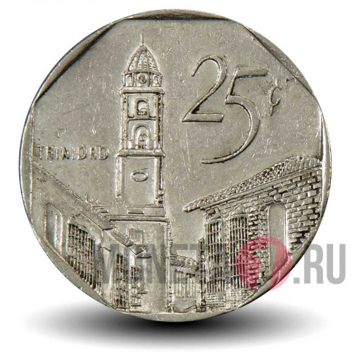 25 сентаво 2002 года - Куба - Церковь св. Франциска