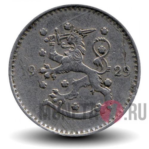 1 марка 1929 года - Финляндия - S
