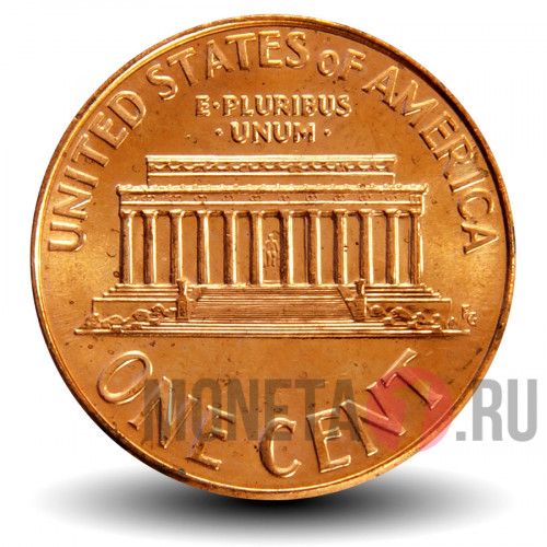 1 цент 1969 года - США - В блеске