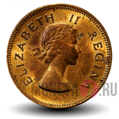 1/2 пенни 1959 года - ЮАР - Корабль