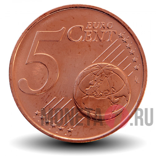 5 евроцентов 2013 года - Примула (первоцвет) - Австрия