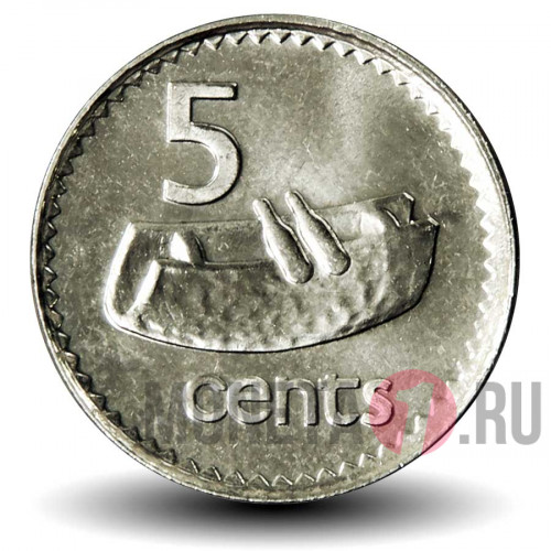 5 центов 1998 года - Фиджи - Фиджийский барабан