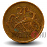 2 пенса 1992 года - Ирландия - Арфа