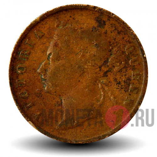 1 цент 1901 года - Стрейтс Сетлментс - Королева Виктория