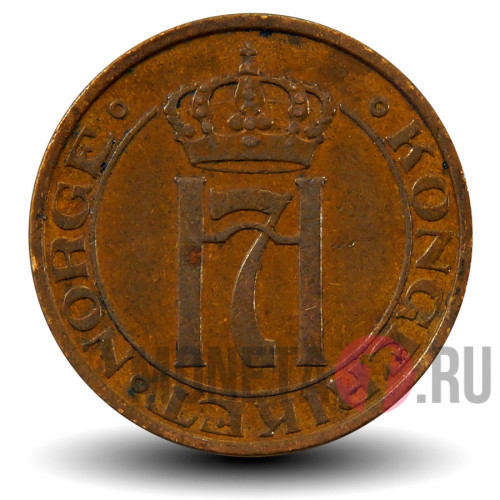 2 эре 1939 года - Норвегия - Хокон VII