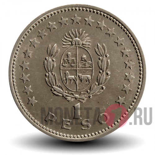 1 песо 1960 года - Уругвай - Хосе Хервасио Артигас