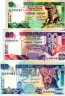 Набор банкнот Шри-Ланка 10, 20, 50 рупий 1995-2006