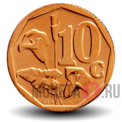 10 центов 2012 года - ЮАР - Лилия