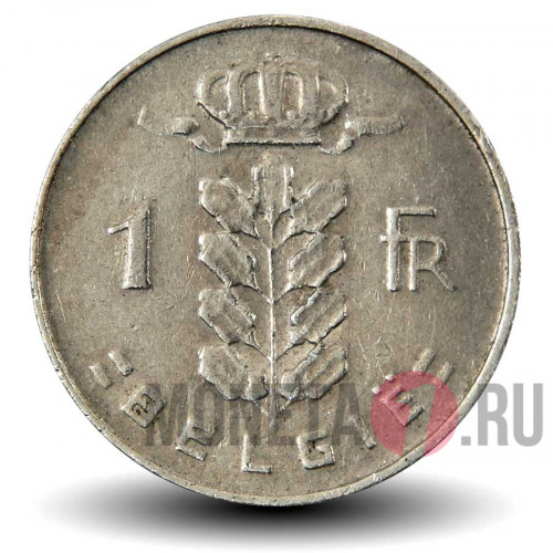 1 франк 1969 года - Бельгия - Бодуэн I - BELGIE