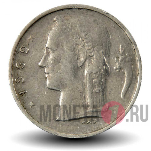 1 франк 1969 года - Бельгия - Бодуэн I - BELGIE