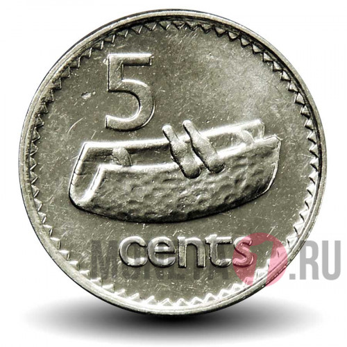 5 центов 1997 года - Фиджи - Фиджийский барабан