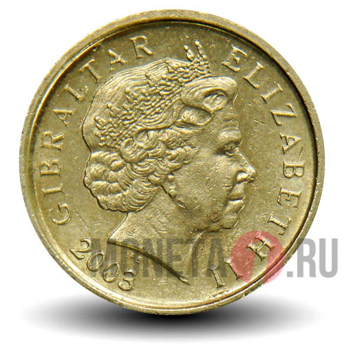 1 фунт 2003 года - Гибралтар - Св. Георгий Победоносец