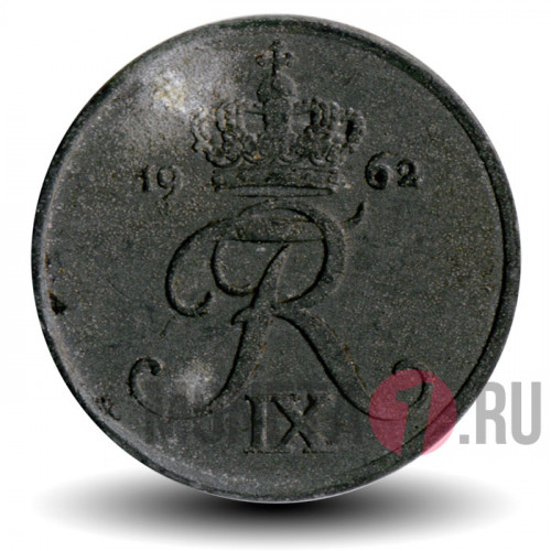 1 ore 1962 года - Фредерик IX - Дания
