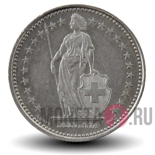 1/2 франка 1983 года - Швейцария