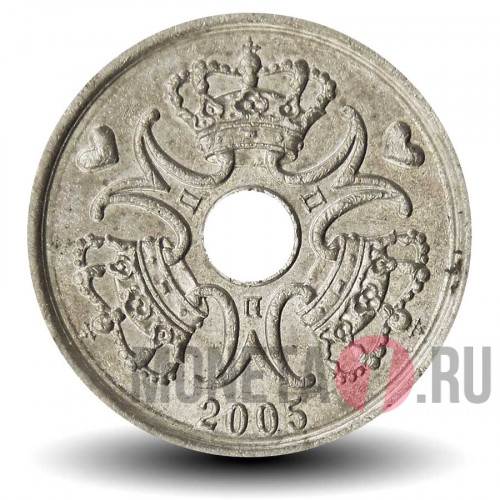 1 крона 2005 года - Дания - Маргарита II
