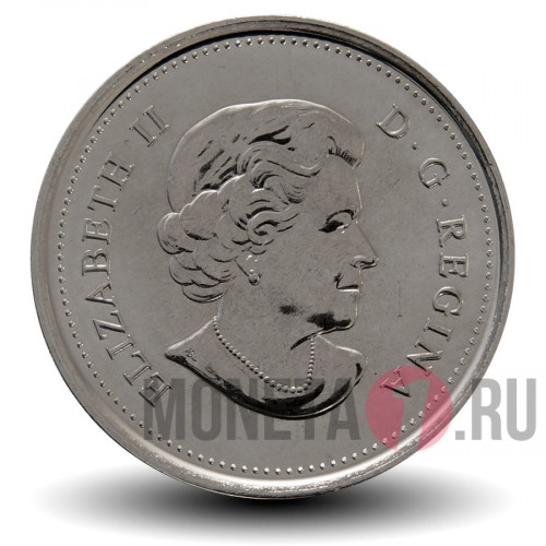 25 центов 2011 года - Peregrine Falcon - Канада