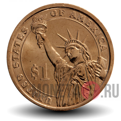 1 Dollar - 18-ый президент США - Улисс Грант - D