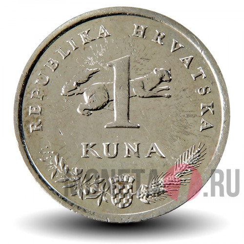 1 куна 2009 года - Хорватия - Западный соловей