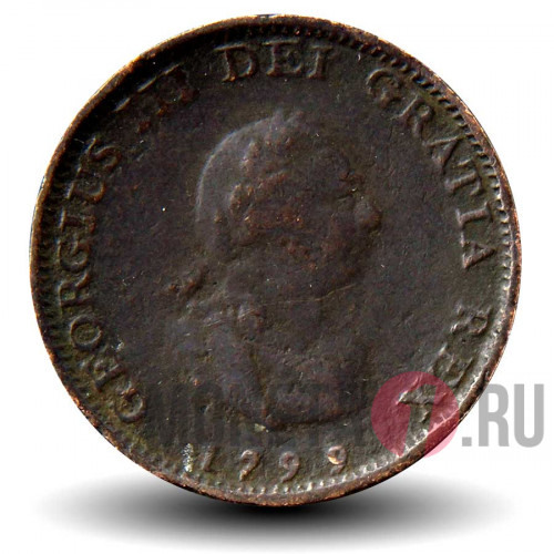 Фартинг 1799 года - Великобритания
