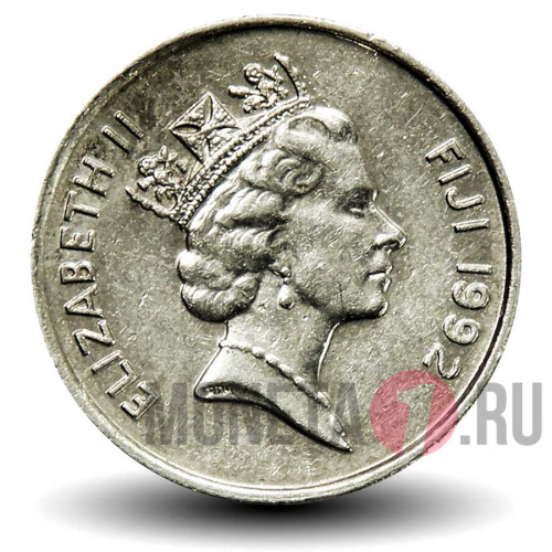 5 центов 1992 года - Фиджи - Фиджийский барабан