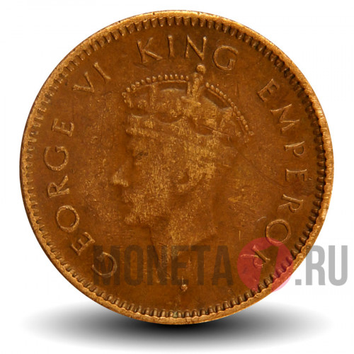 1/12 анны 1939 года - Британская Индия - George VI