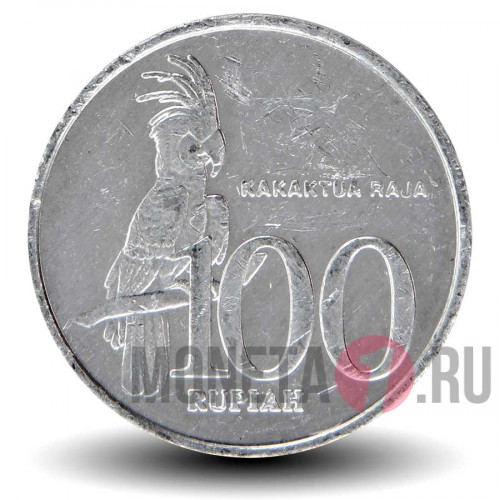 100 рупий 2003 года - Индонезия - Чёрный какаду
