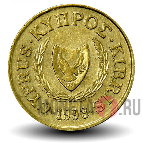 20 центов 1993 года - Кипр - Философ Зенон