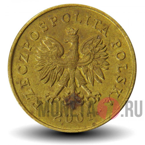 2 гроша 2001 года - Польша