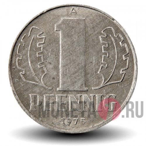 1 пфенниг 1975 года - ГДР - A