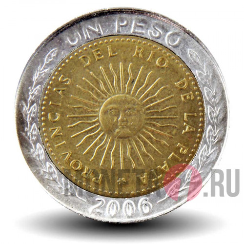 1 песо 2006 года - Аргентина