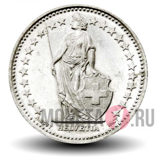 1/2 франка 2010 года - Швейцария