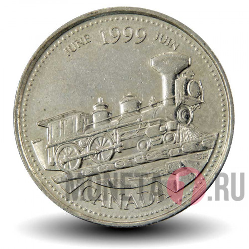 25 центов 1999 года - Июнь - Канада