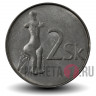 2 кроны 2001 года - Словакия - Скульптура Венеры