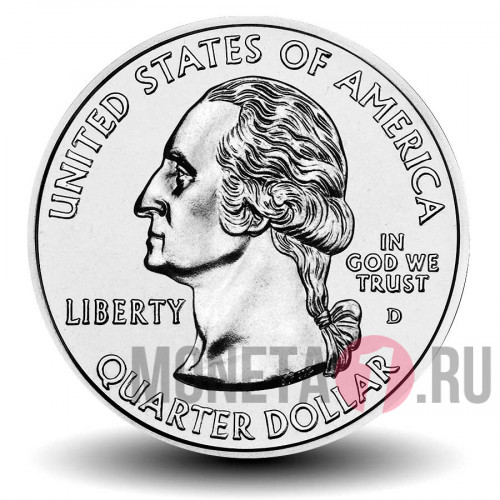 Quarter США 2008 год - Гавайи - D