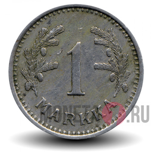 1 марка 1936 года - Финляндия - S - Редкая