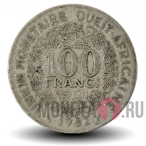 100 франков КФА BCEAO 1982 года - Западно-Африканские штаты