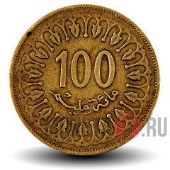 100 миллимов 2011 года - Тунис