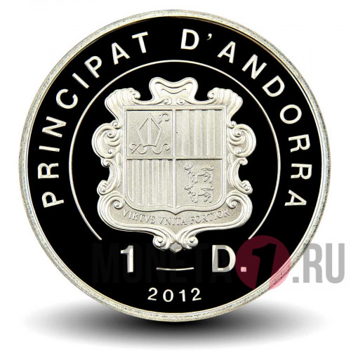 1 динер 2012 года - Глухарь - Андорра