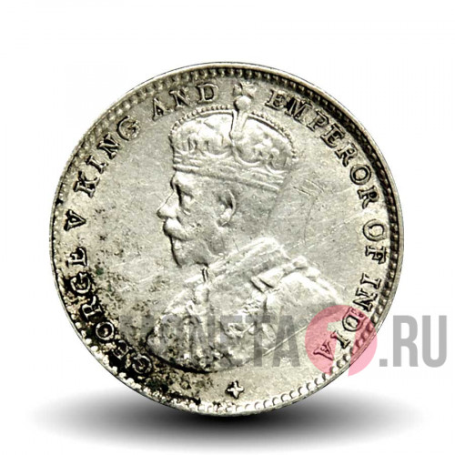 5 центов 1919 года - Стрейтс Сетлментс - George V