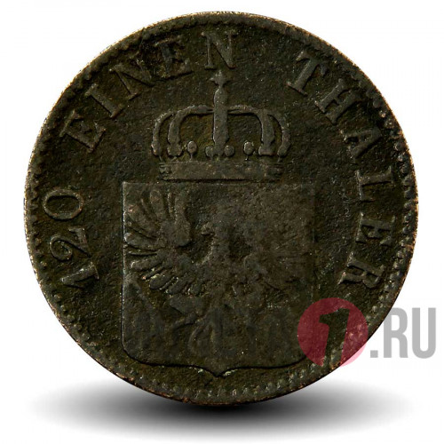 3 пфеннига 1846 года - Пруссия - Фридрих Вильгельм IV - А