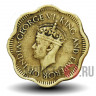 10 центов 1944 года - Цейлон - George VI