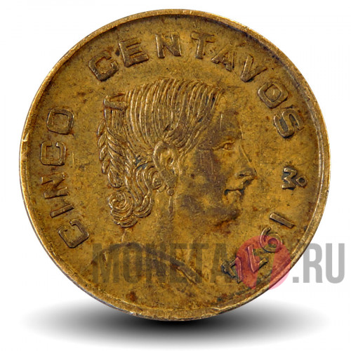 5 сентаво 1974 года - Мексика - Жозефа Ортис де Домингес