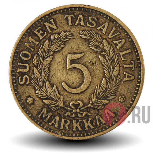 5 марок 1937 года - Финляндия