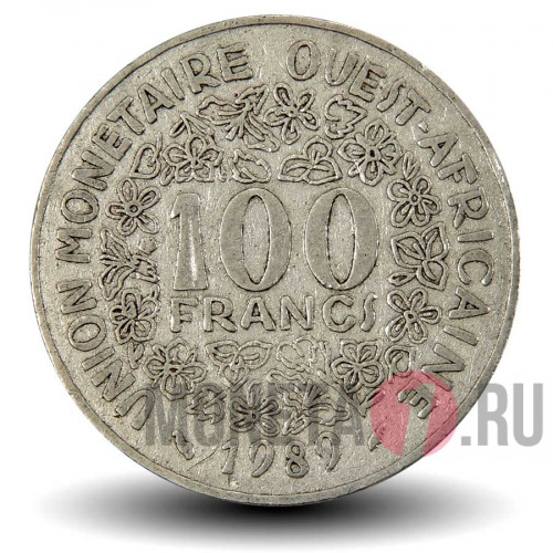 100 франков КФА BCEAO 1989 года - Западно-Африканские штаты